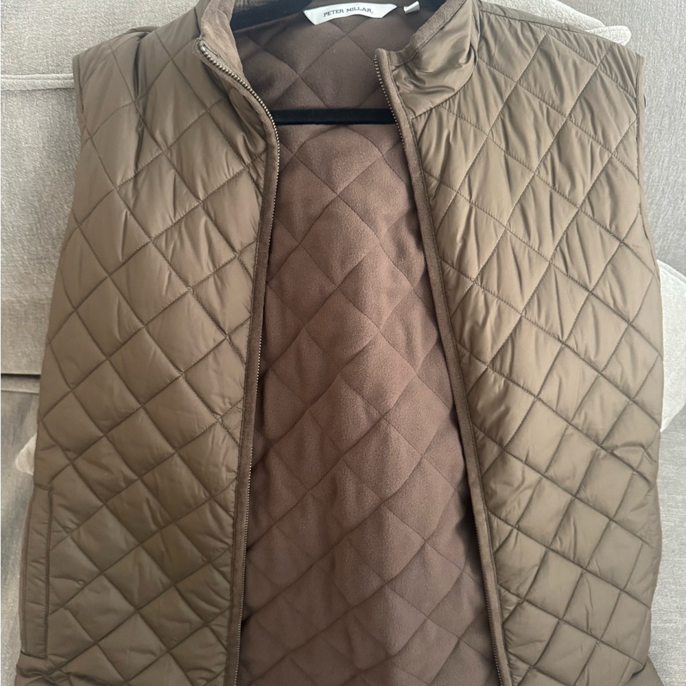 Peter Millar Quilted Jacket in Chocolate